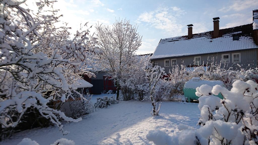 Ferienhaus vom Bahratal Hausen  Exterior foto