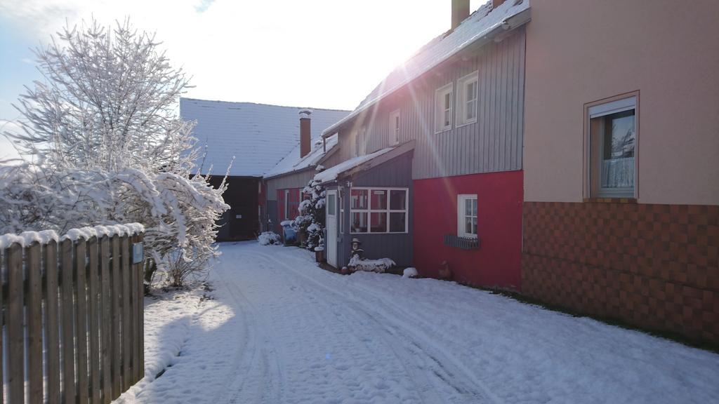 Ferienhaus vom Bahratal Hausen  Exterior foto