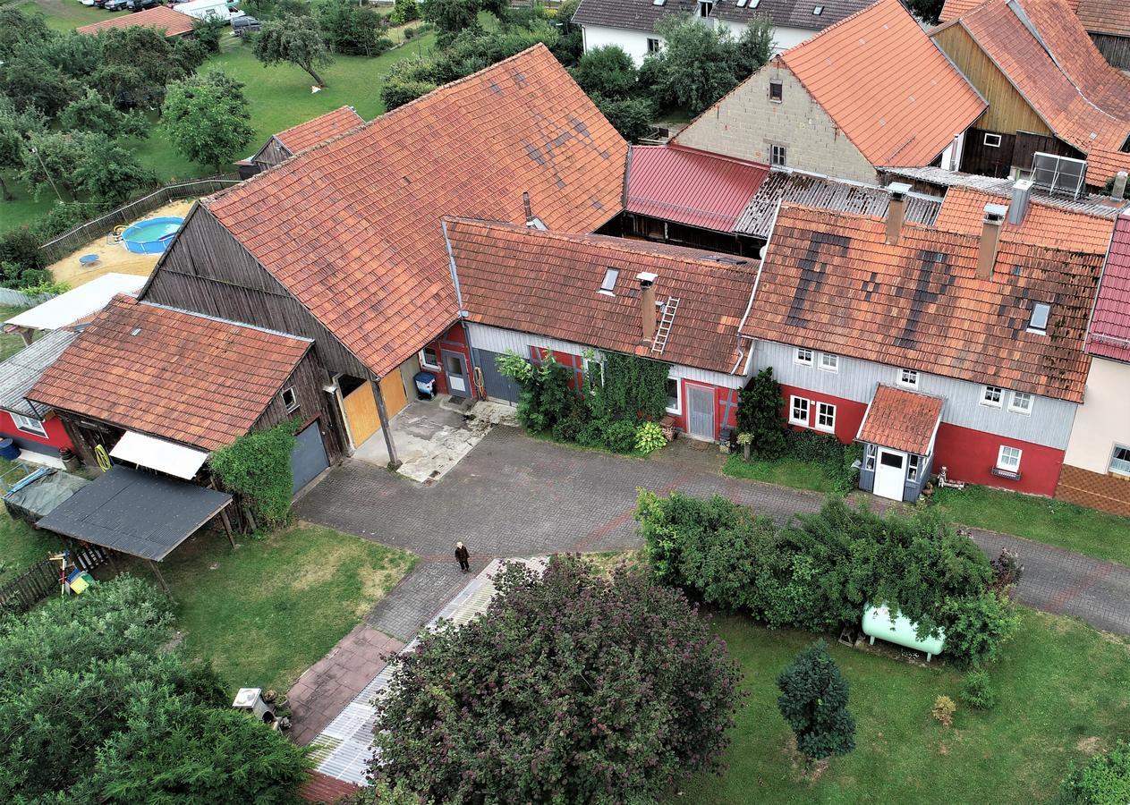 Ferienhaus vom Bahratal Hausen  Exterior foto