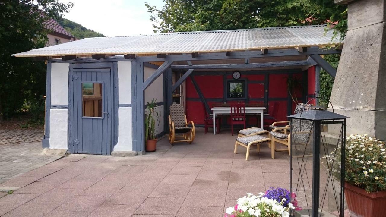Ferienhaus vom Bahratal Hausen  Exterior foto